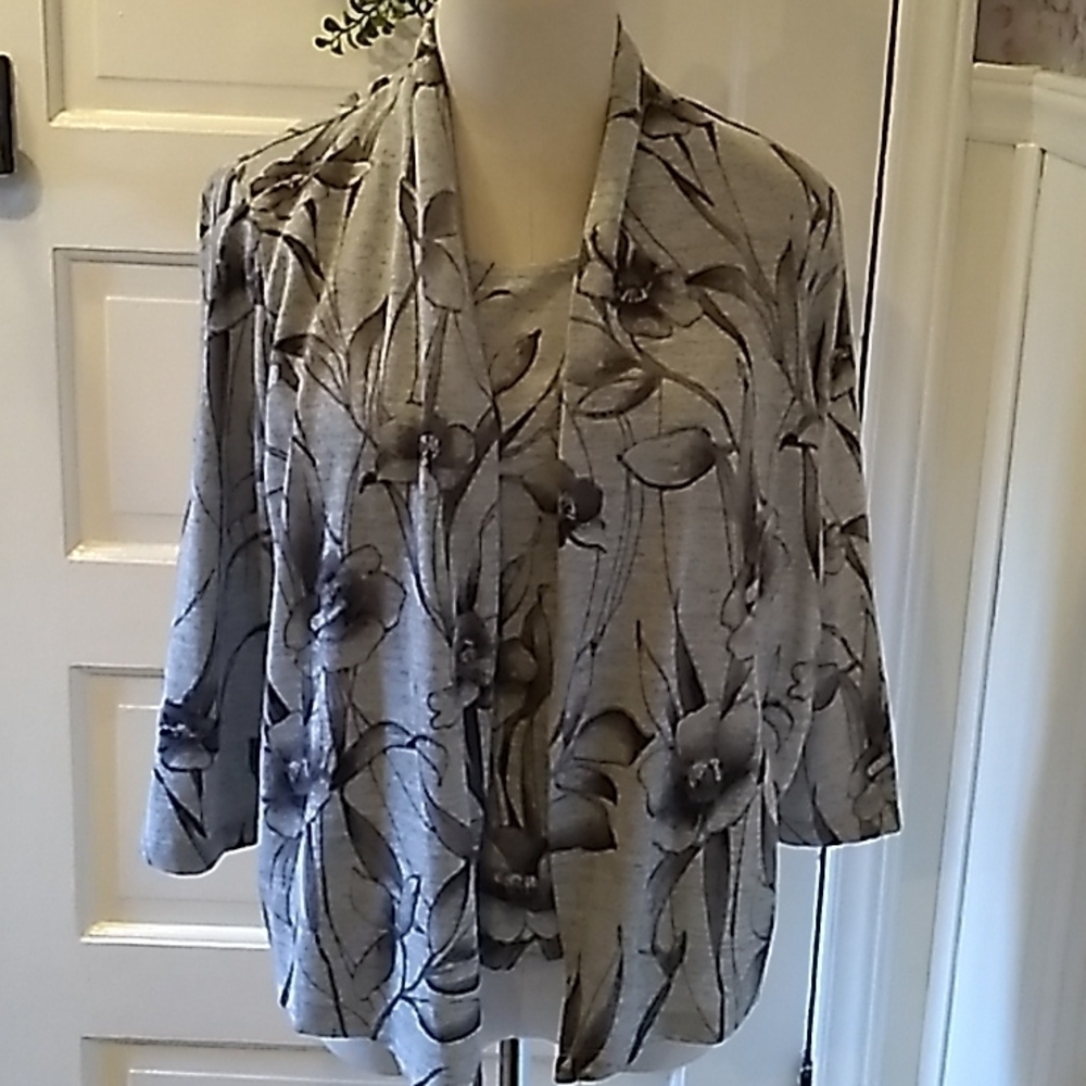 Alfred Dunner layered petite small shirt